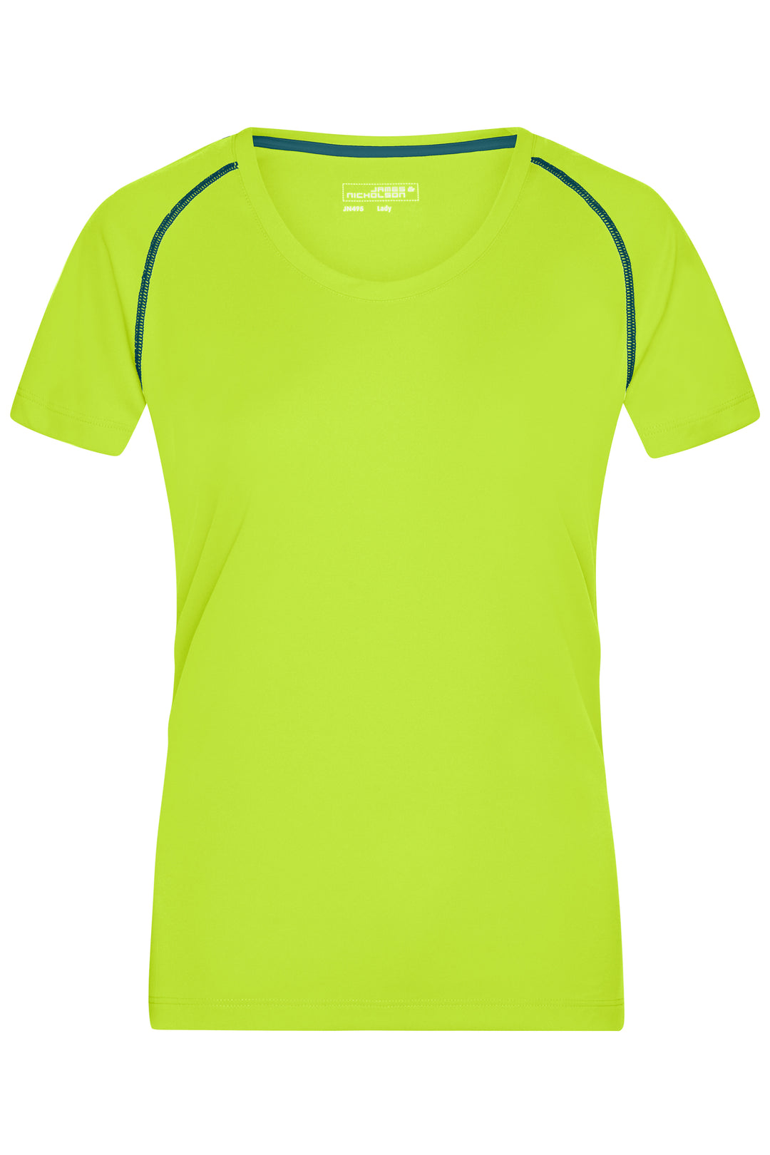 Ladies' Sports T-Shirt - bright-yellow/bright-blue