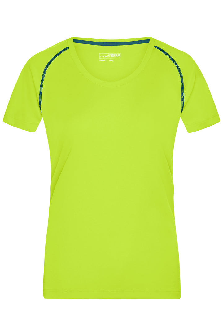 Ladies' Sports T-Shirt - bright-yellow/bright-blue