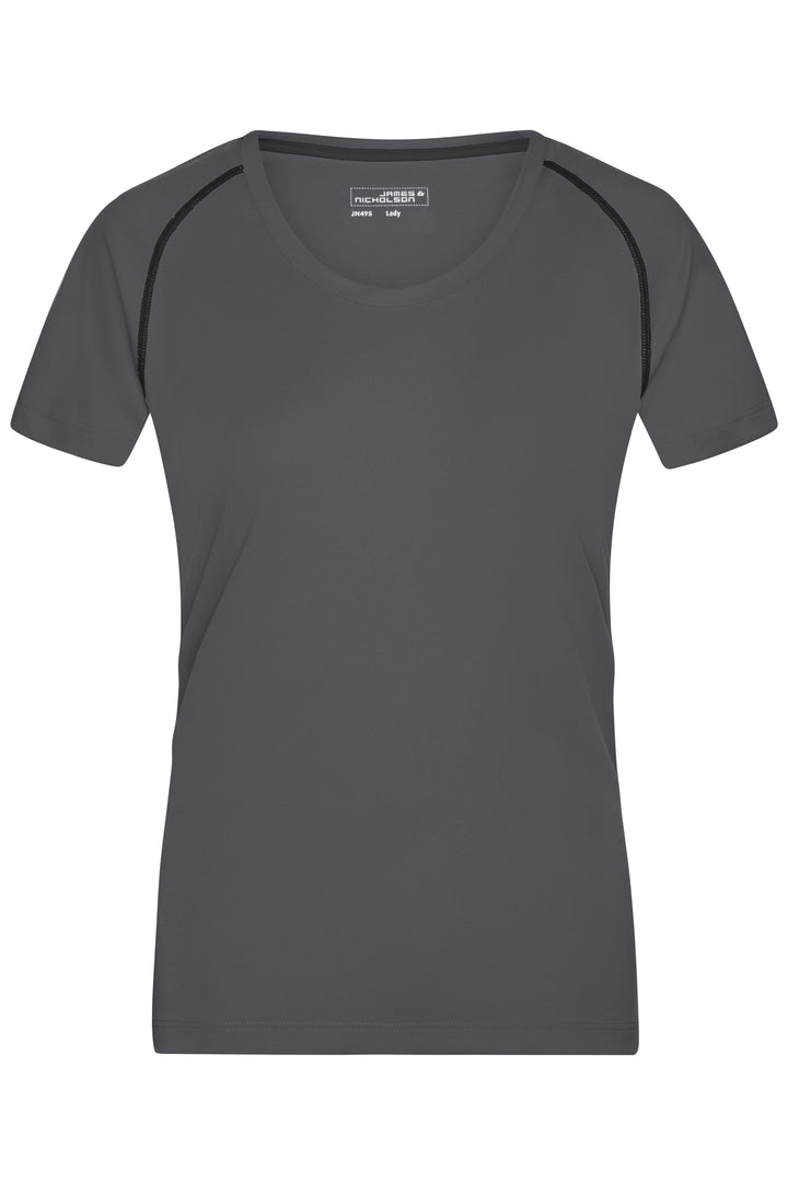 Ladies' Sports T-Shirt - titan/black