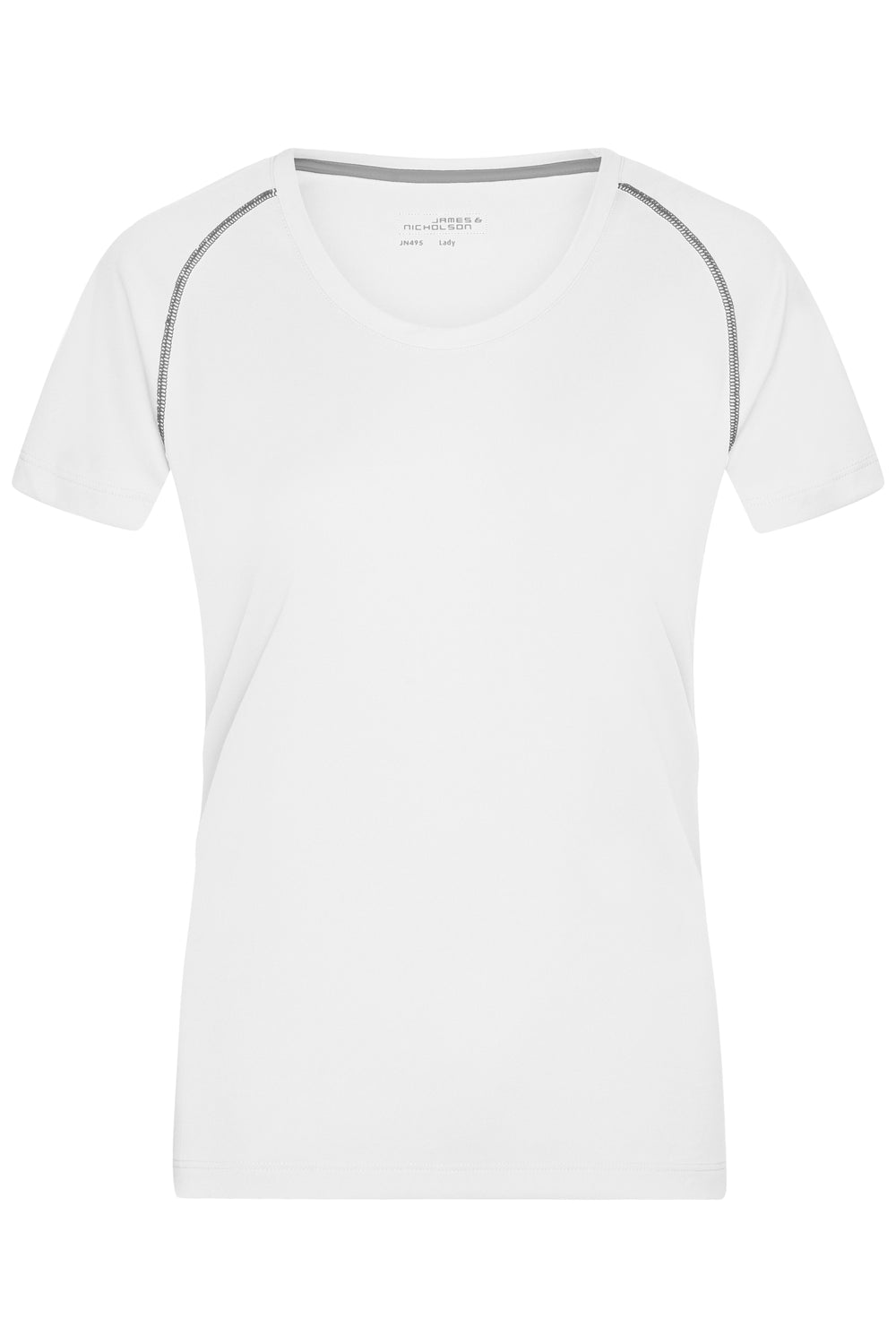Ladies' Sports T-Shirt - white/silver