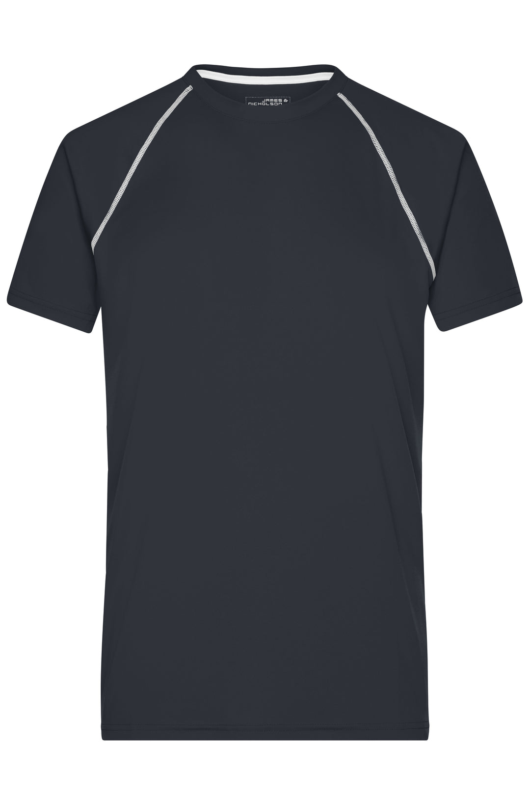 Men's Sports T-Shirt - black/white