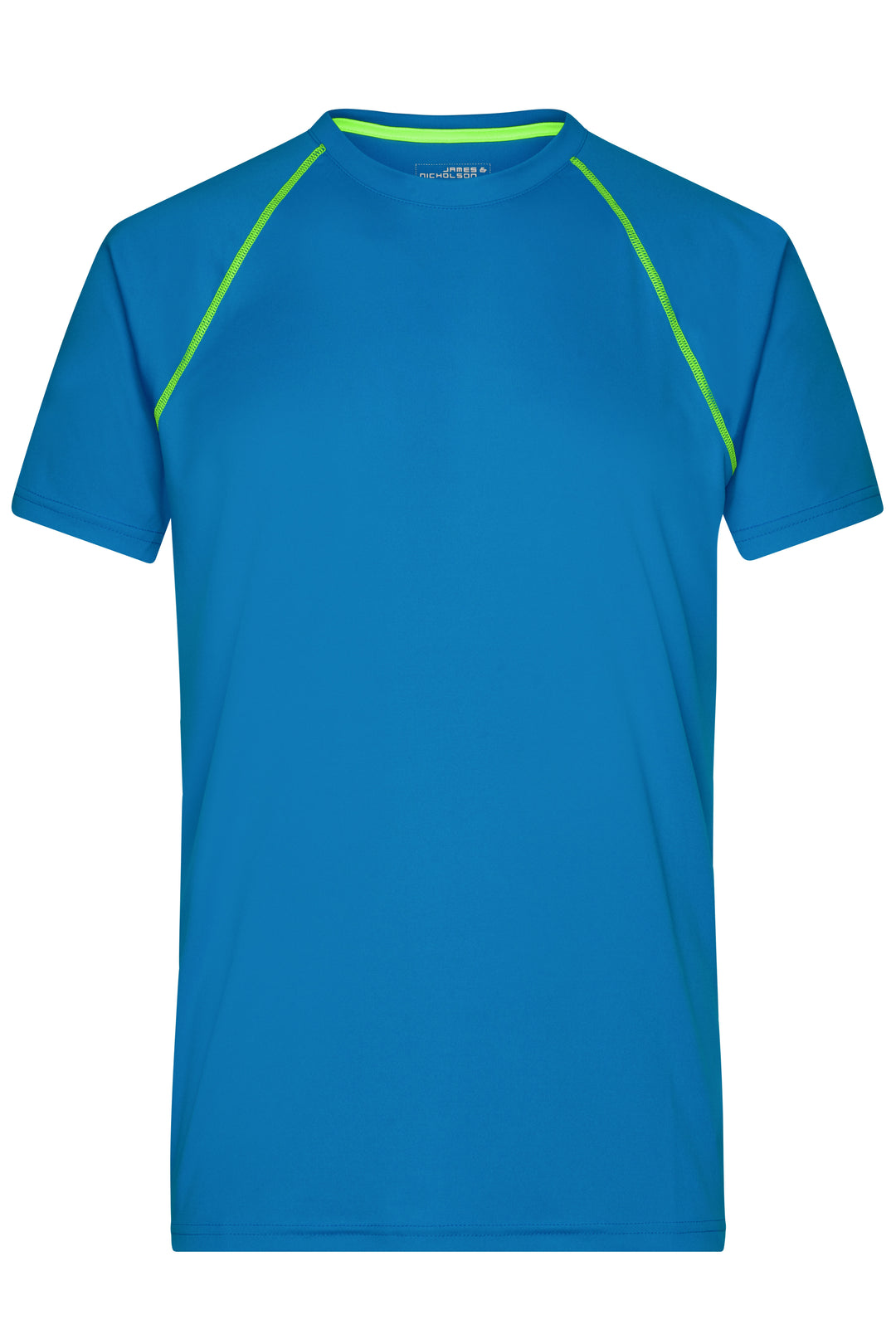 Men's Sports T-Shirt - bright-blue/bright-yellow