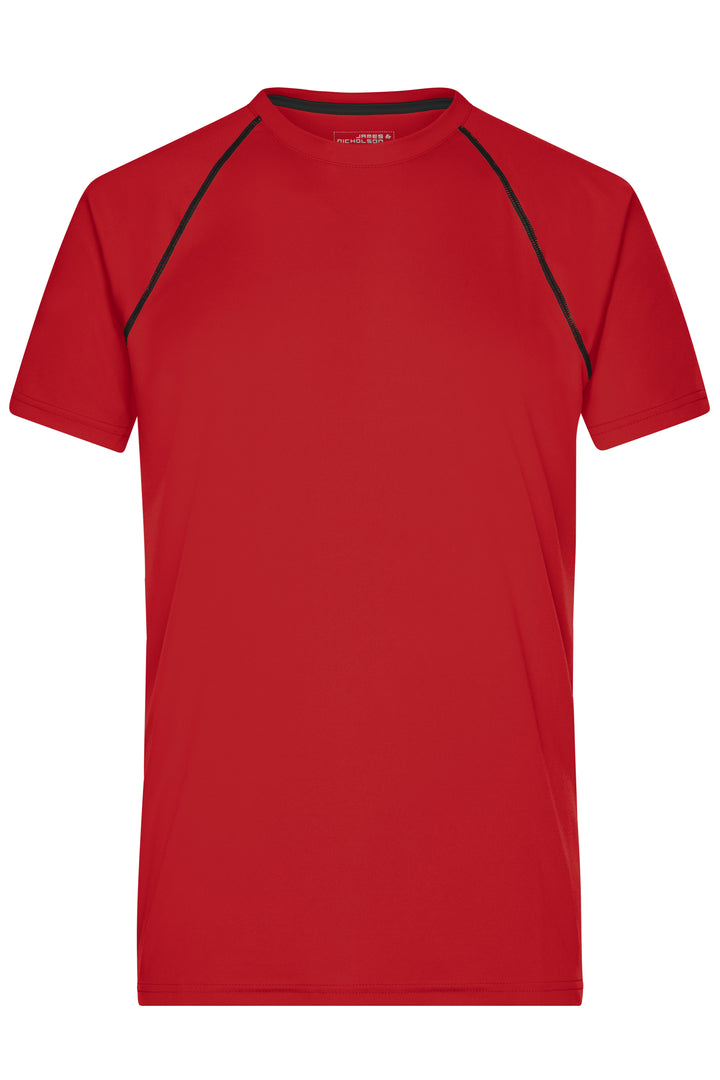 Men's Sports T-Shirt - red/black