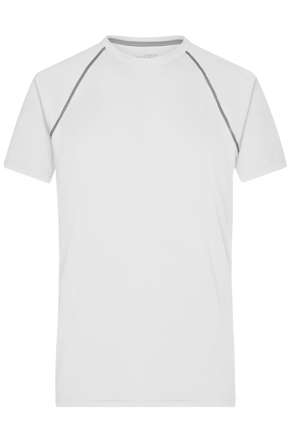 Men's Sports T-Shirt - white/silver