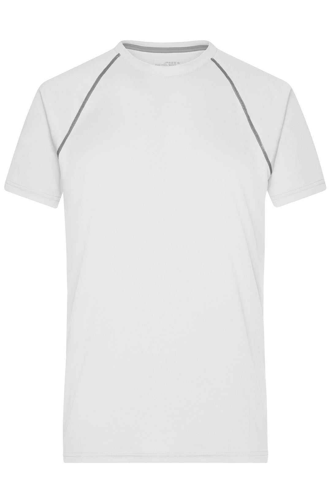 Men's Sports T-Shirt - white/silver