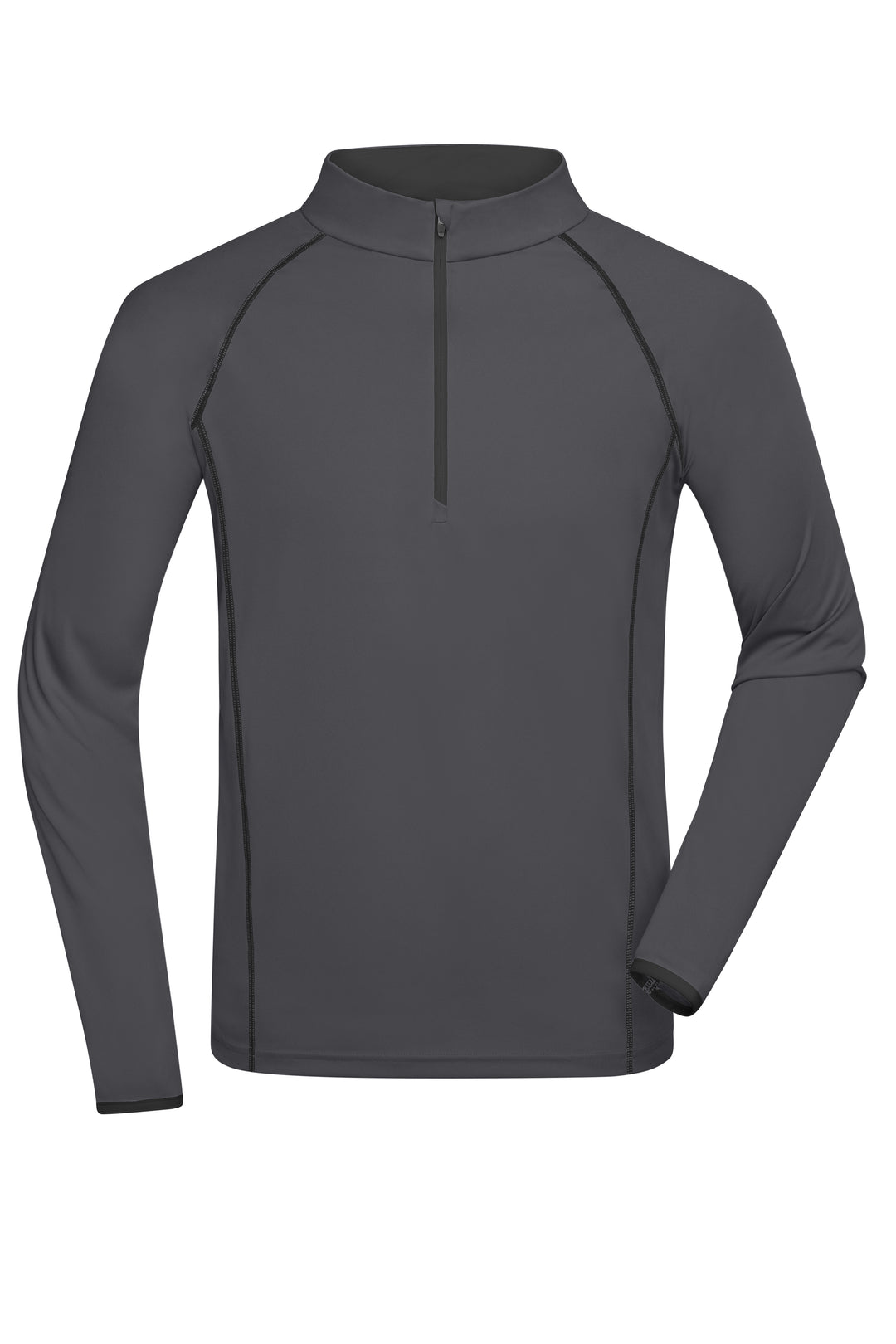 Men's Sports Shirt Long-Sleeved - titan/black