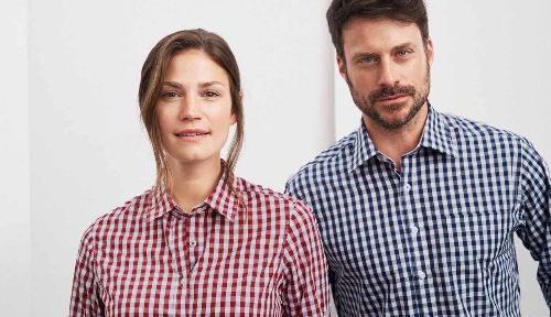 Ladies' Checked Blouse