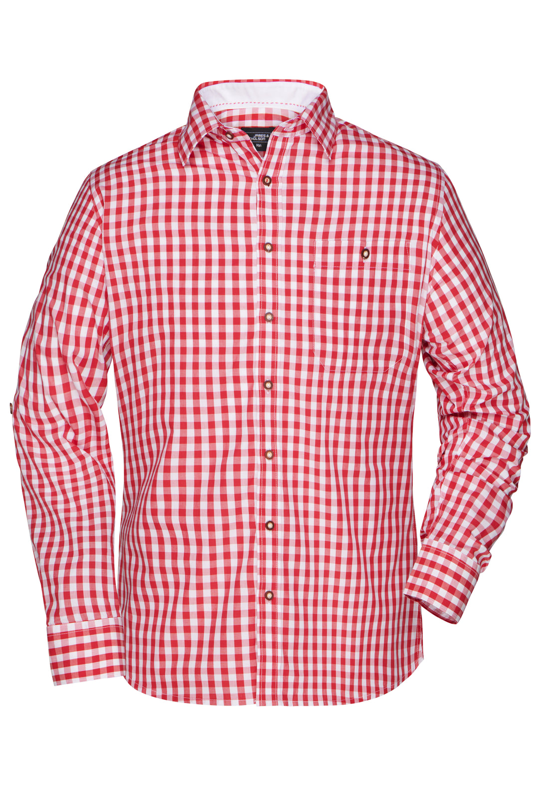 Men's Traditional Shirt - red/white