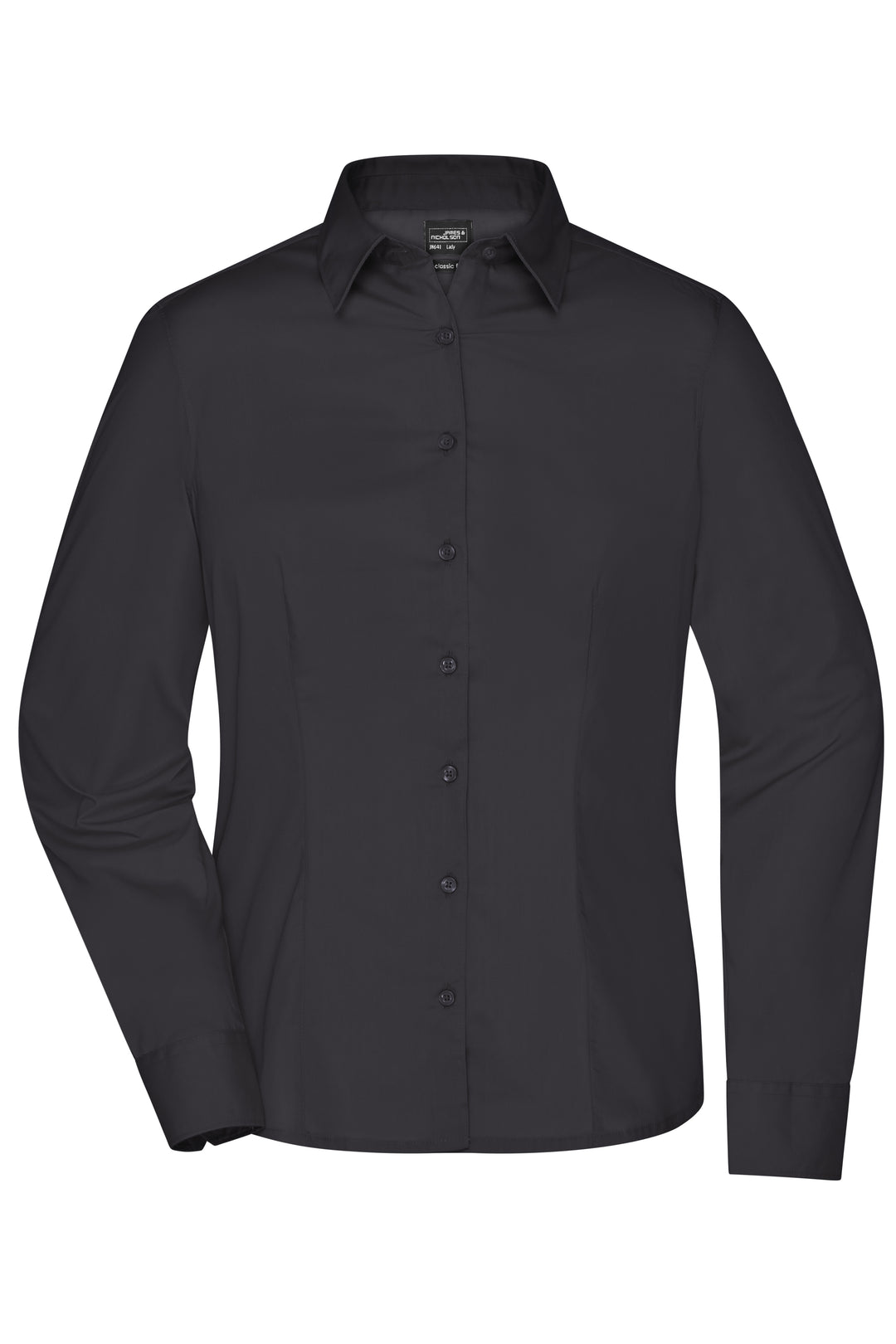 Ladies' Business Shirt Long-Sleeved - black
