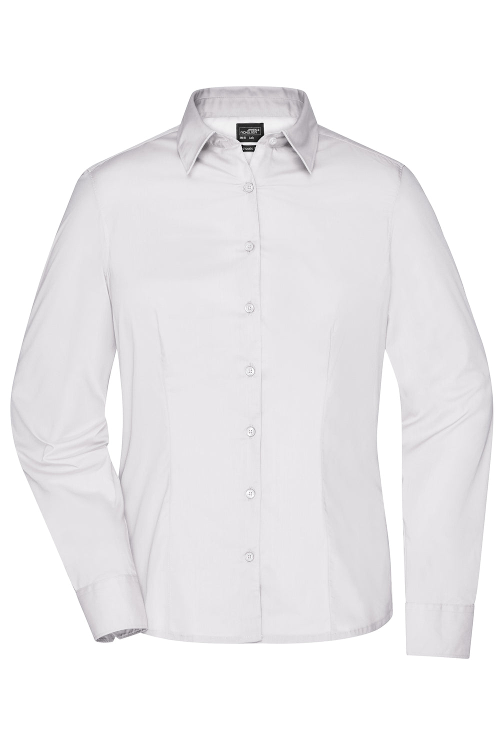 Ladies' Business Shirt Long-Sleeved - white