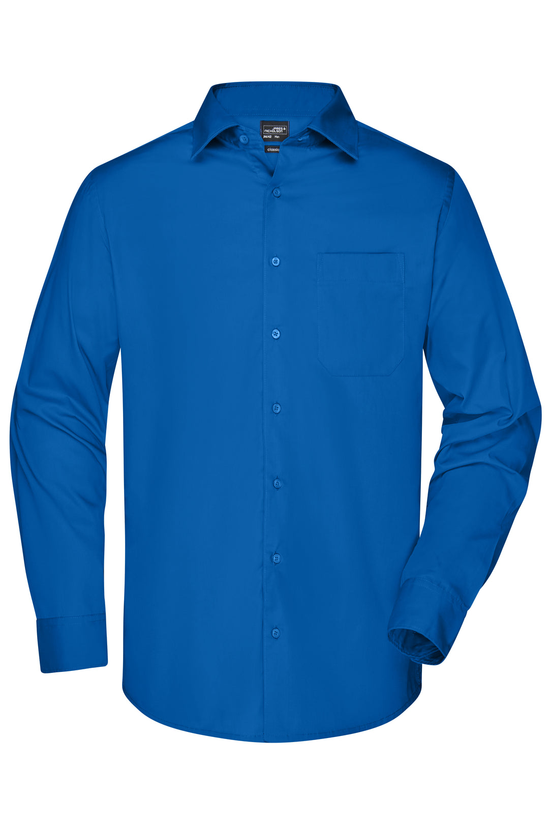 Men's Business Shirt Long-Sleeved - royal
