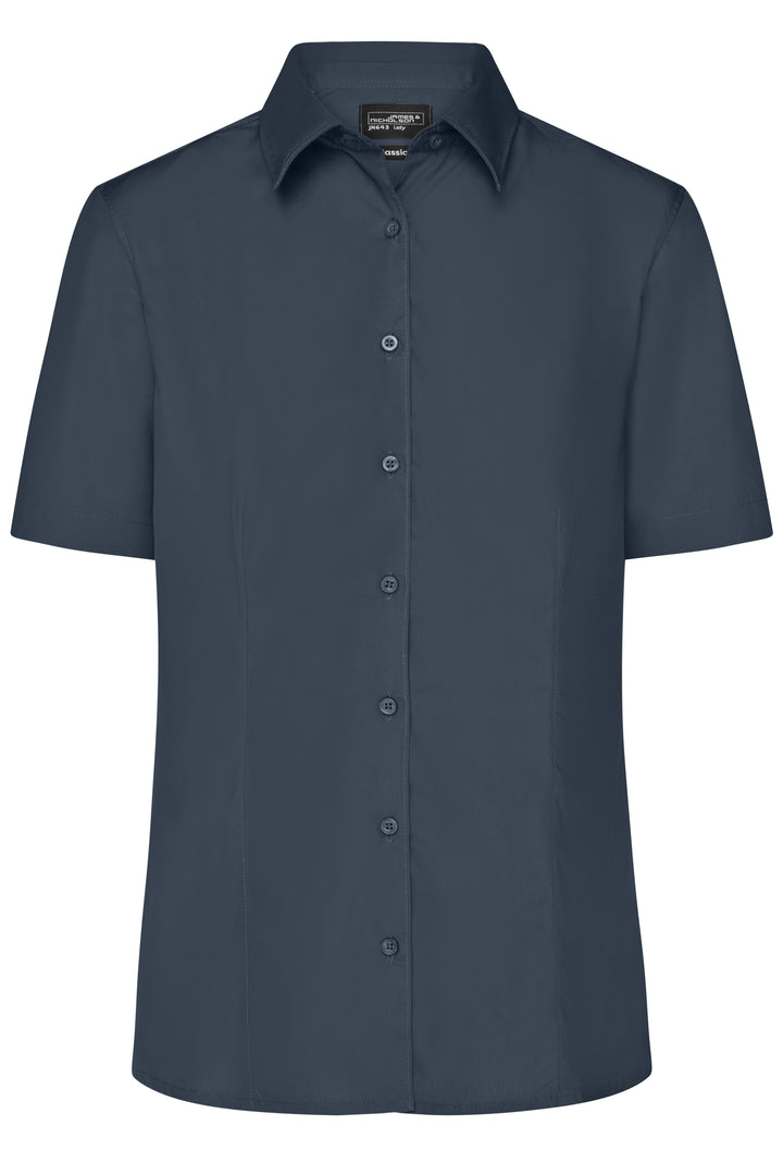 Ladies' Business Shirt Short-Sleeved - carbon