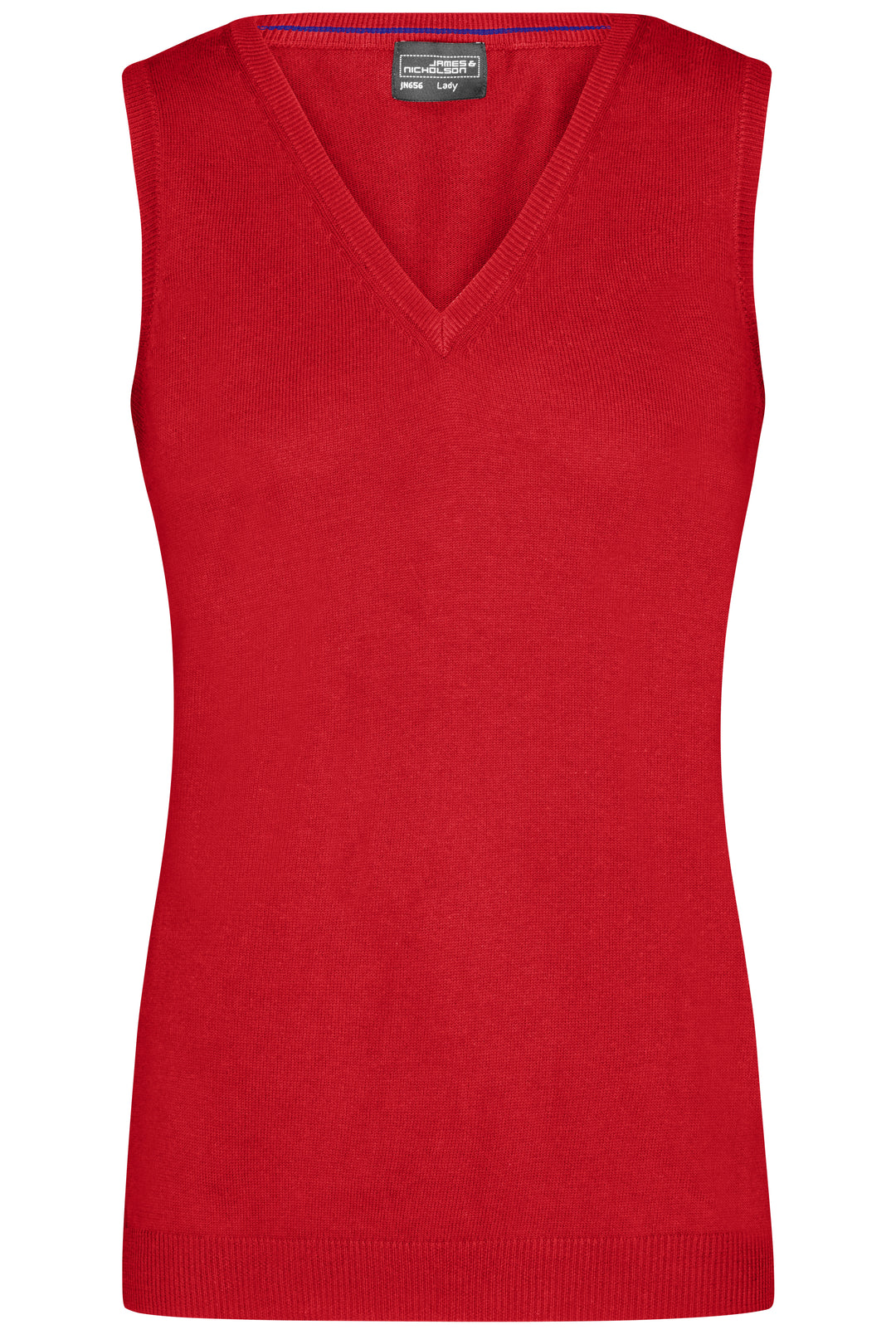 Ladies' V-Neck Pullunder - red