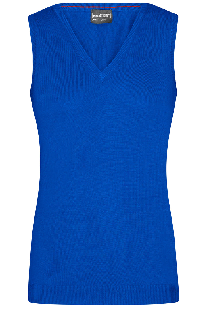 Ladies' V-Neck Pullunder - royal