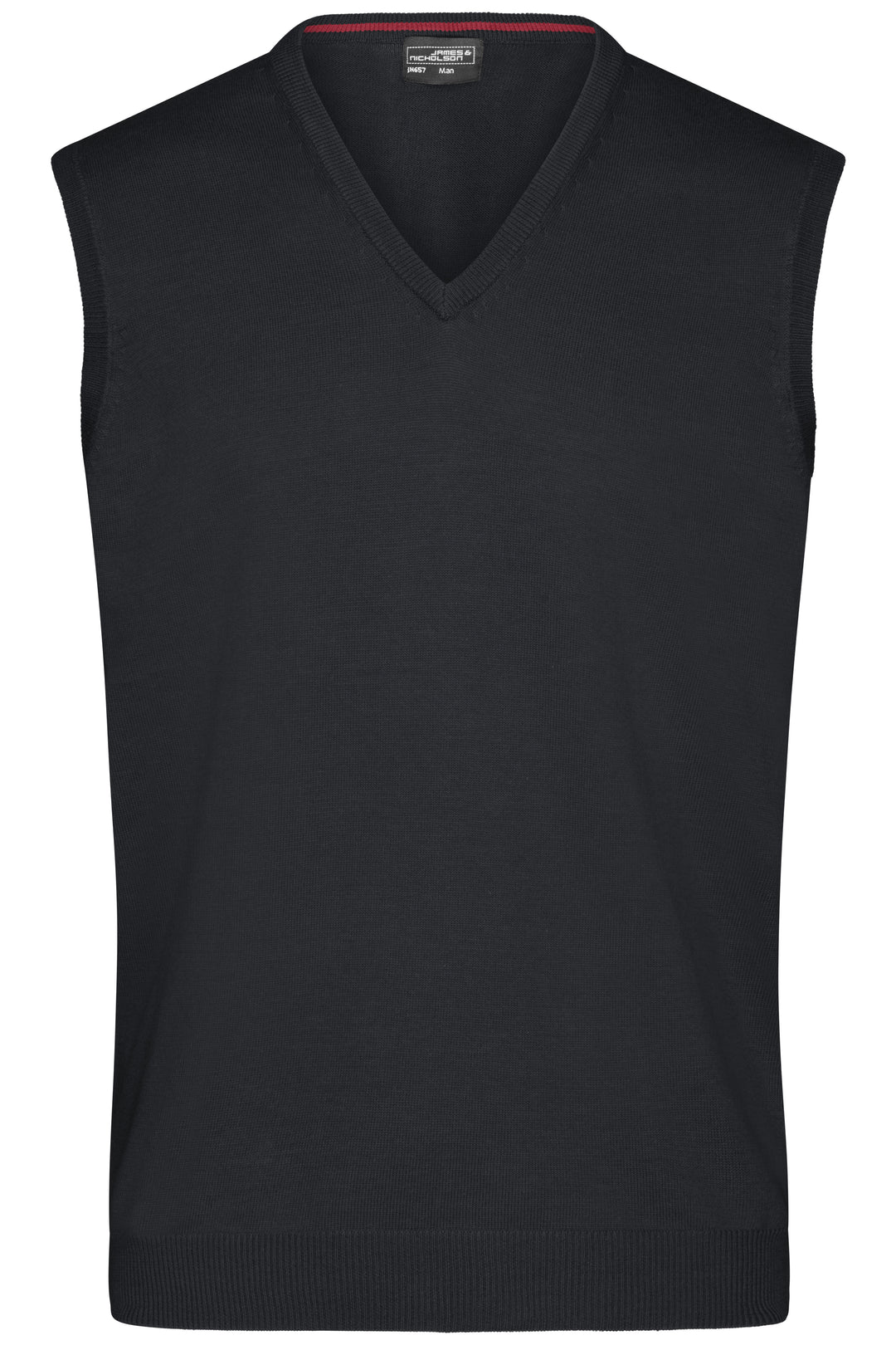 Men's V-Neck Pullunder - black