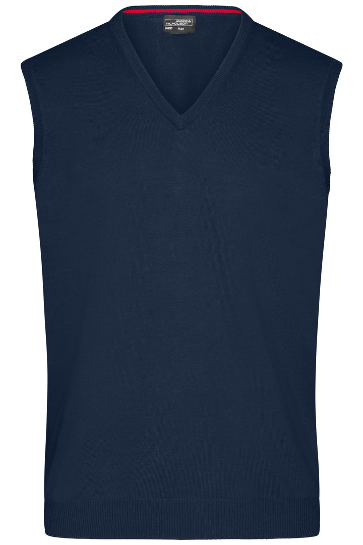 Men's V-Neck Pullunder - navy