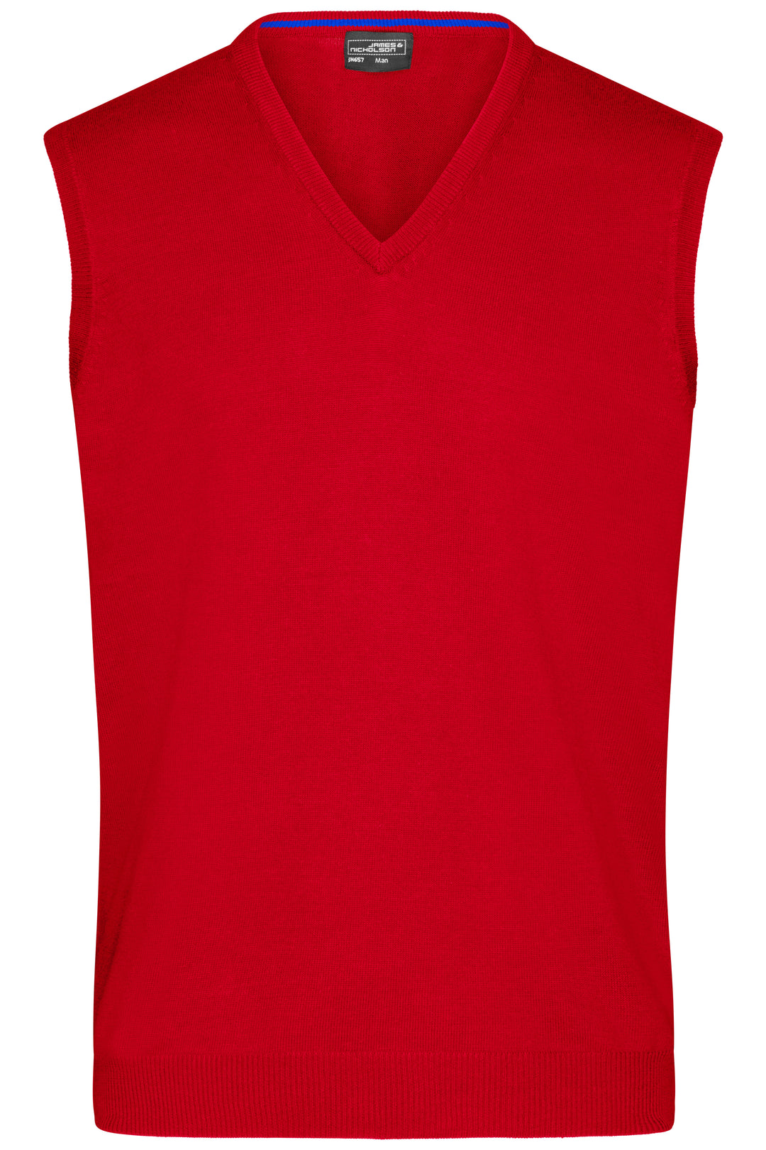 Men's V-Neck Pullunder - red