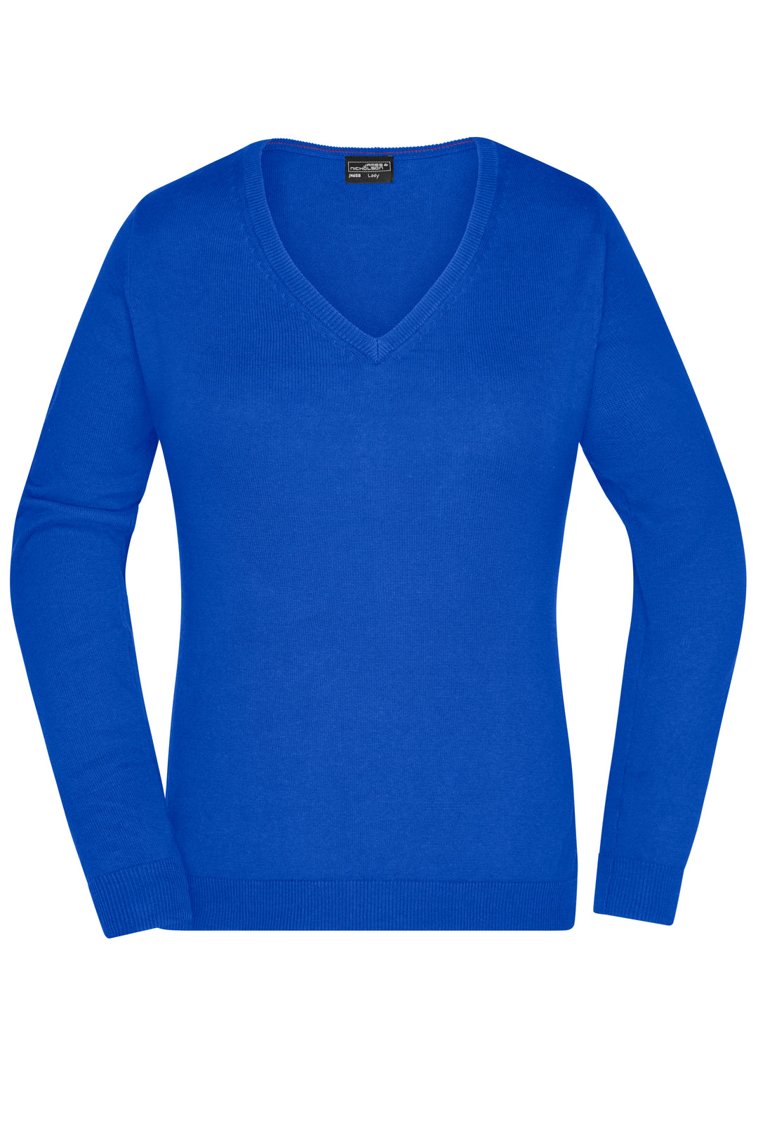 Ladies' V-Neck Pullover - royal