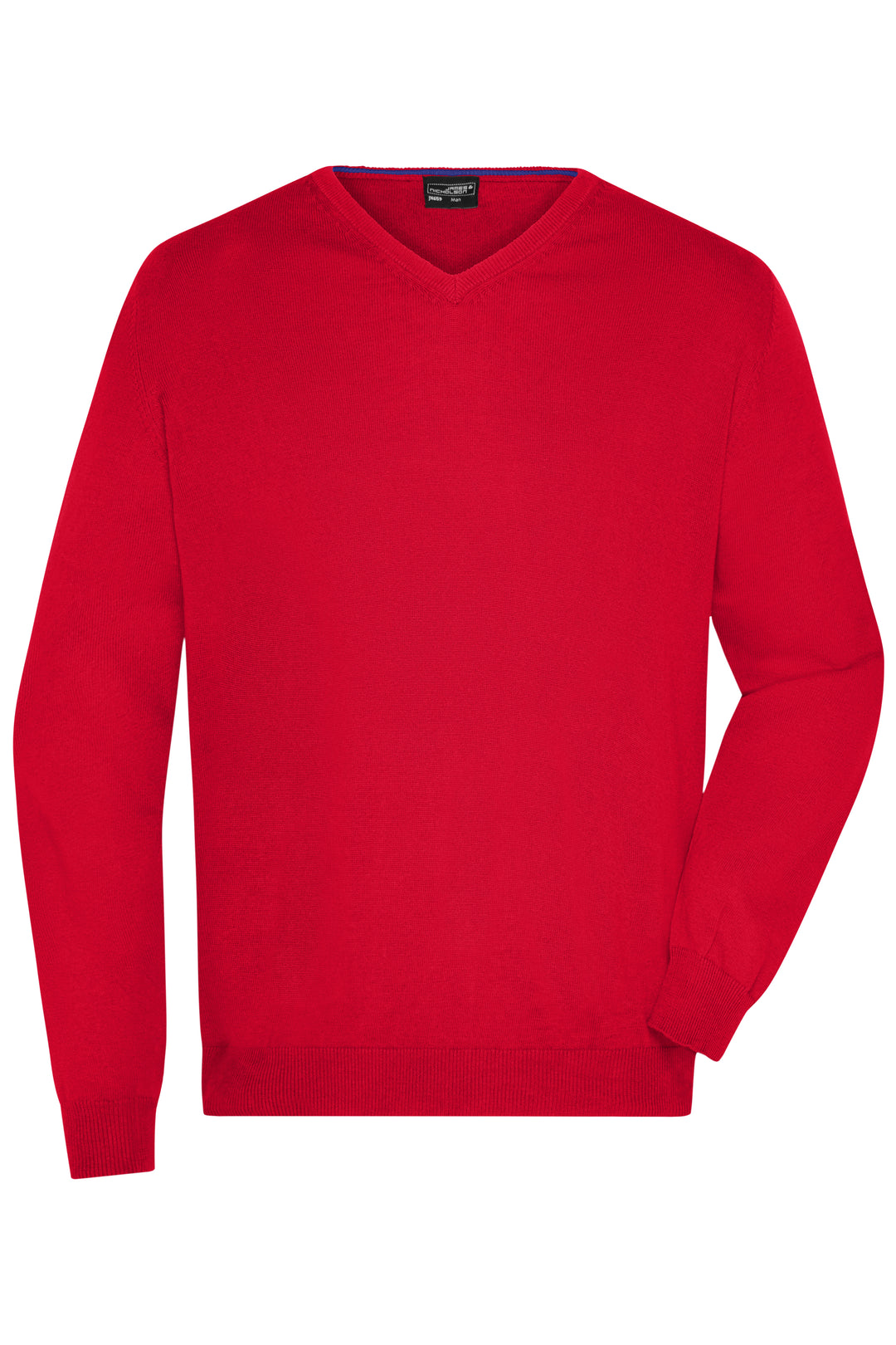 Men's V-Neck Pullover - red