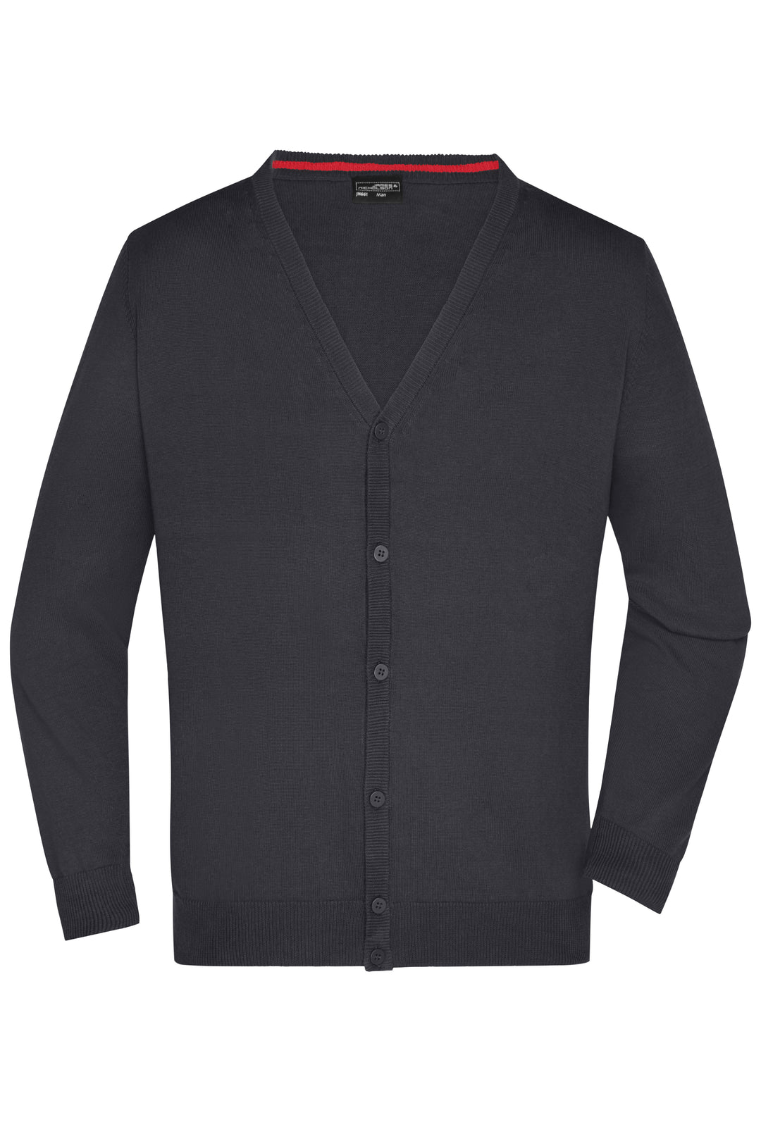 Men's V-Neck Cardigan - black