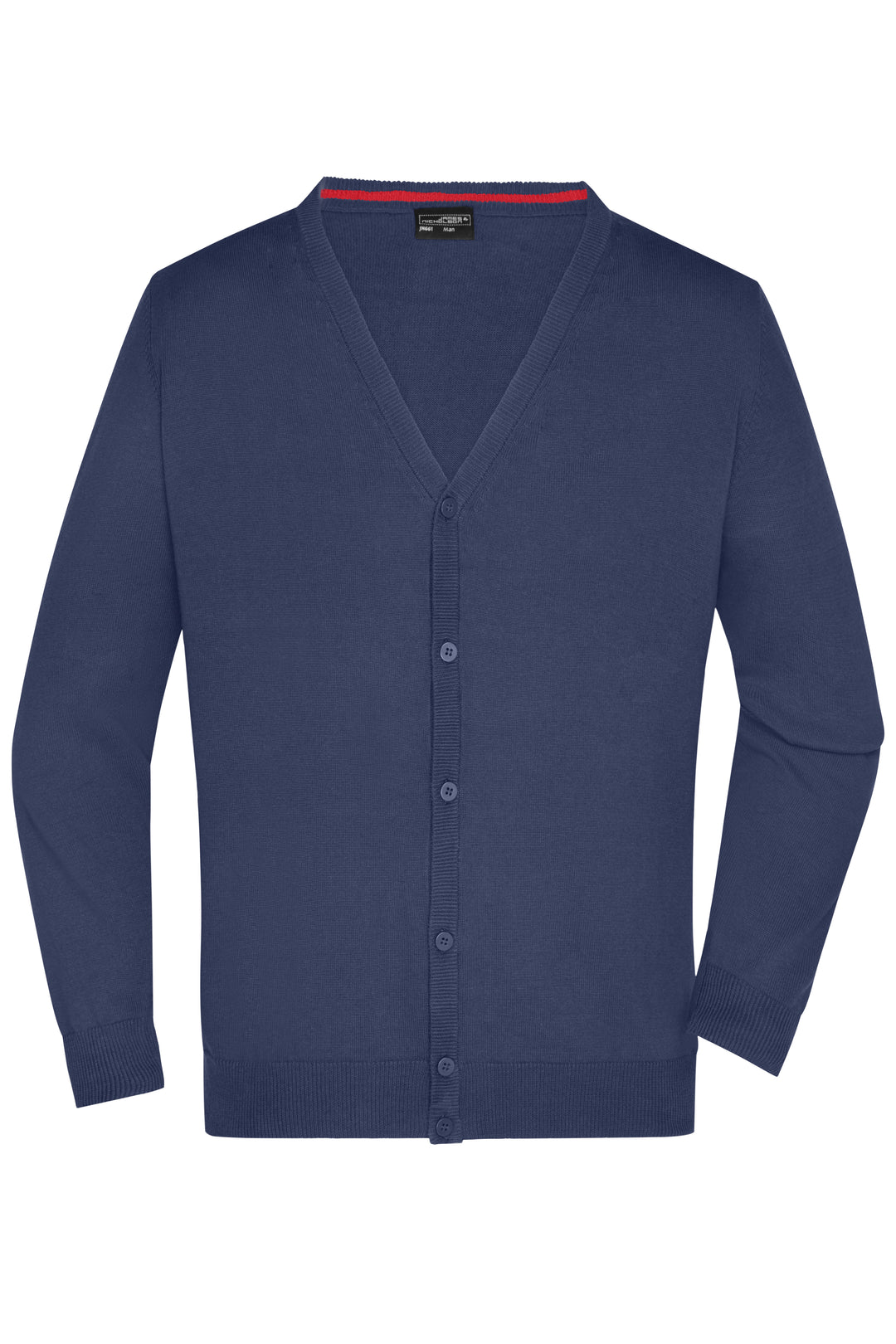 Men's V-Neck Cardigan - navy