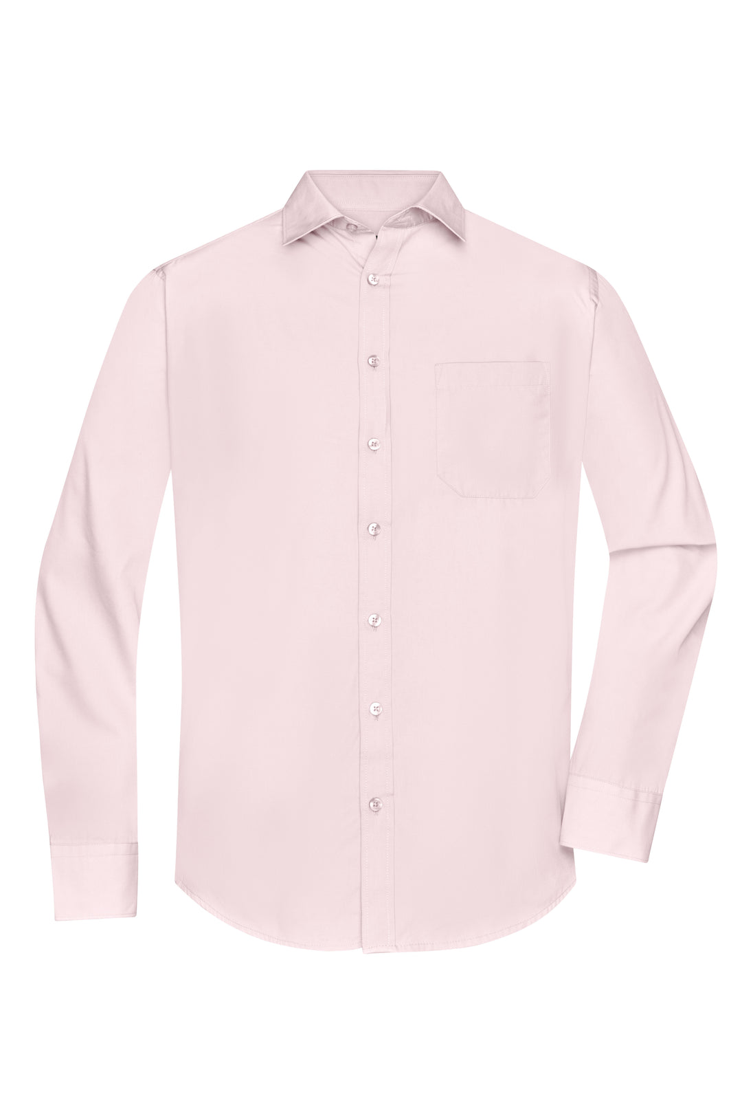 Men's Shirt Long-Sleeved Poplin - light-pink