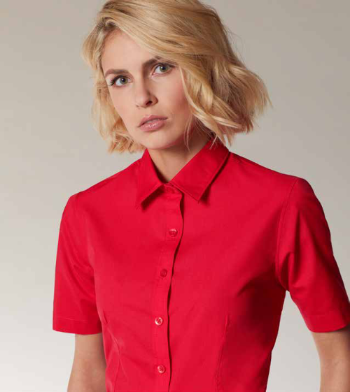 Ladies' Shirt Short-Sleeved Poplin
