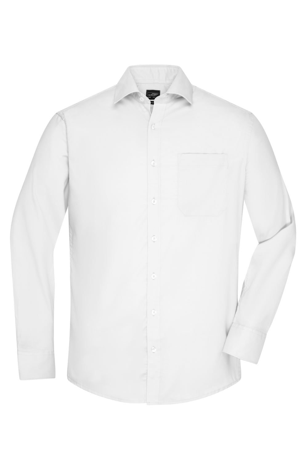 Men's Shirt Long-Sleeved Micro-Twill - white
