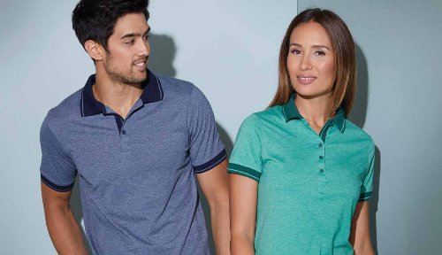 Ladies' Heather Polo