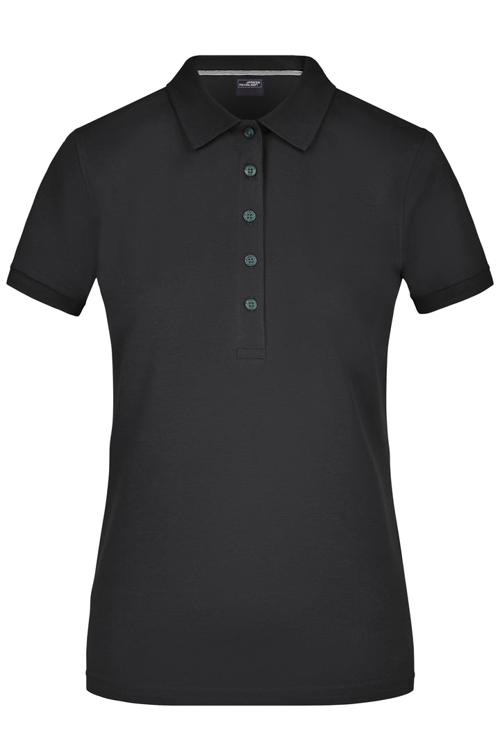 Ladies' Pima Polo - black
