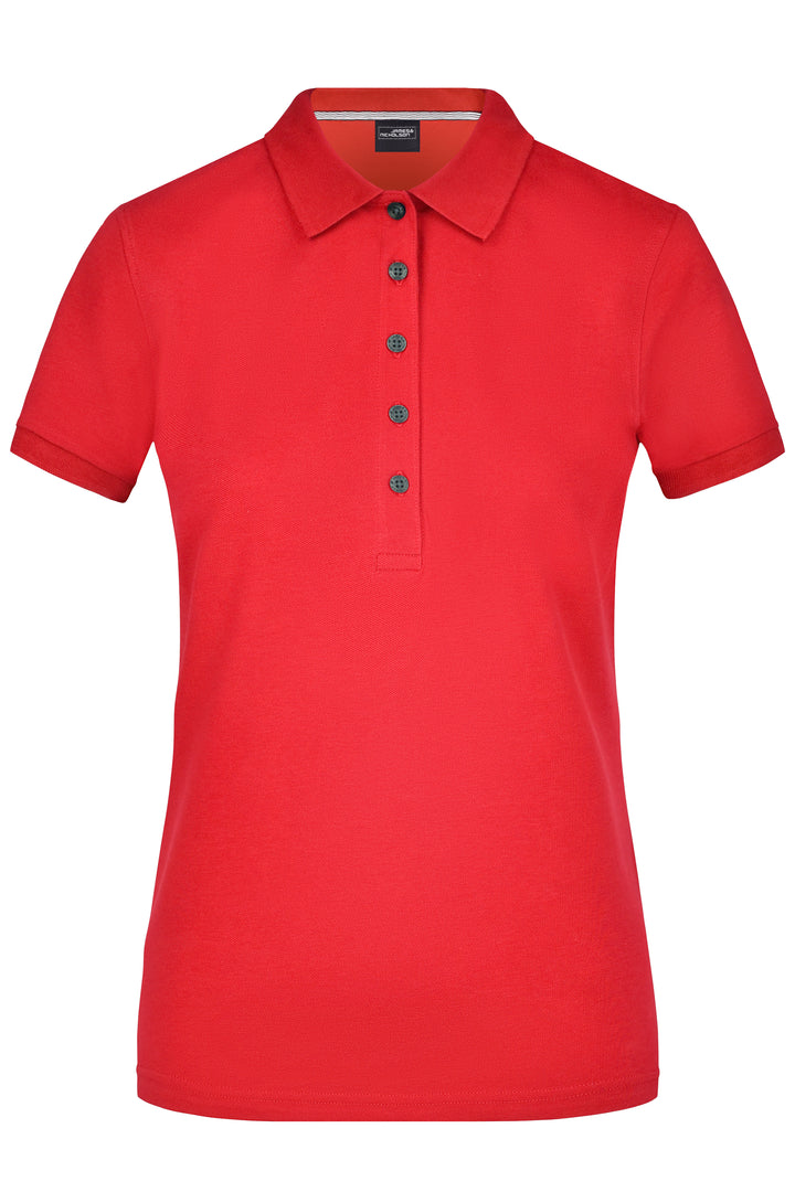 Ladies' Pima Polo - light-red