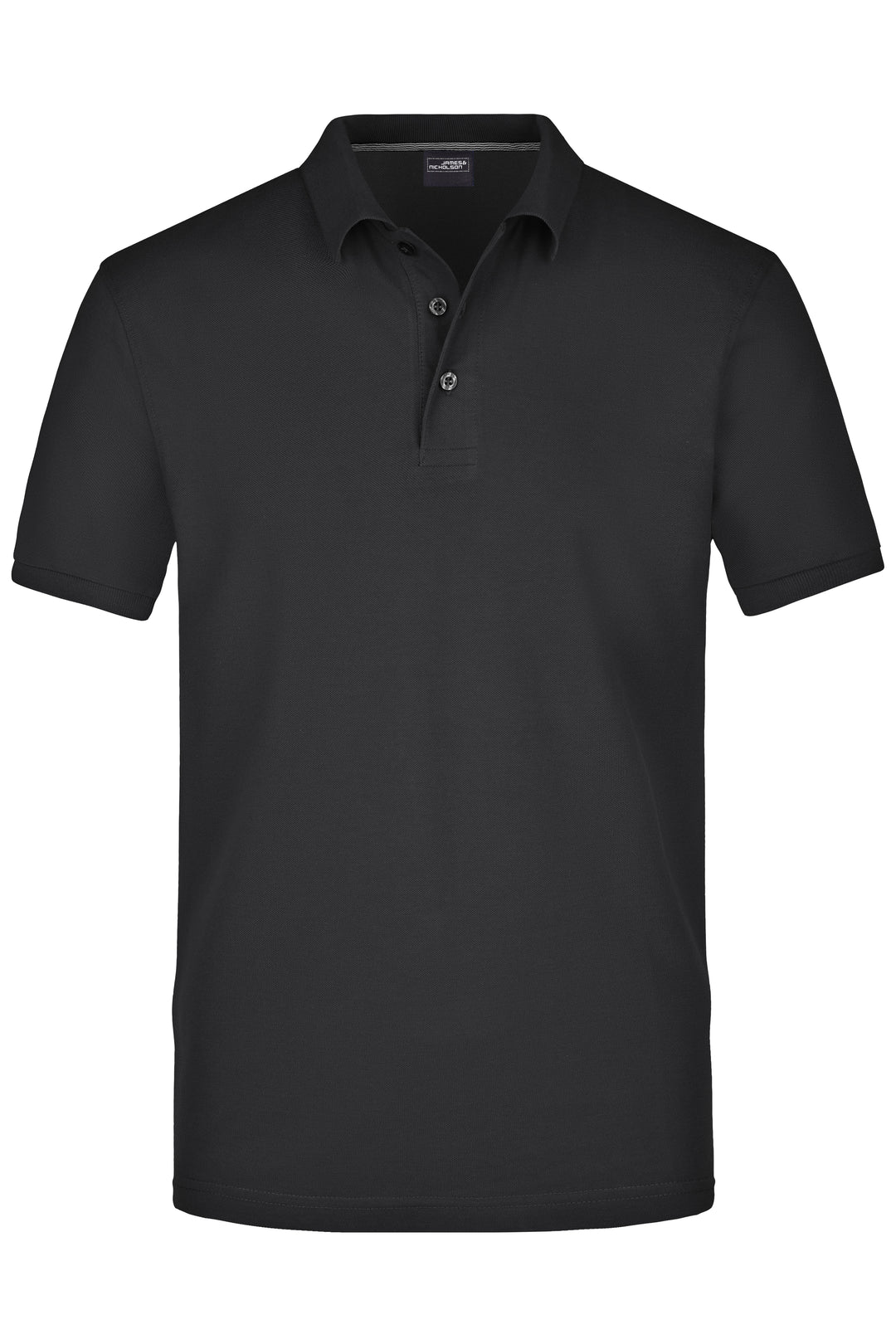 Men's Pima Polo - black