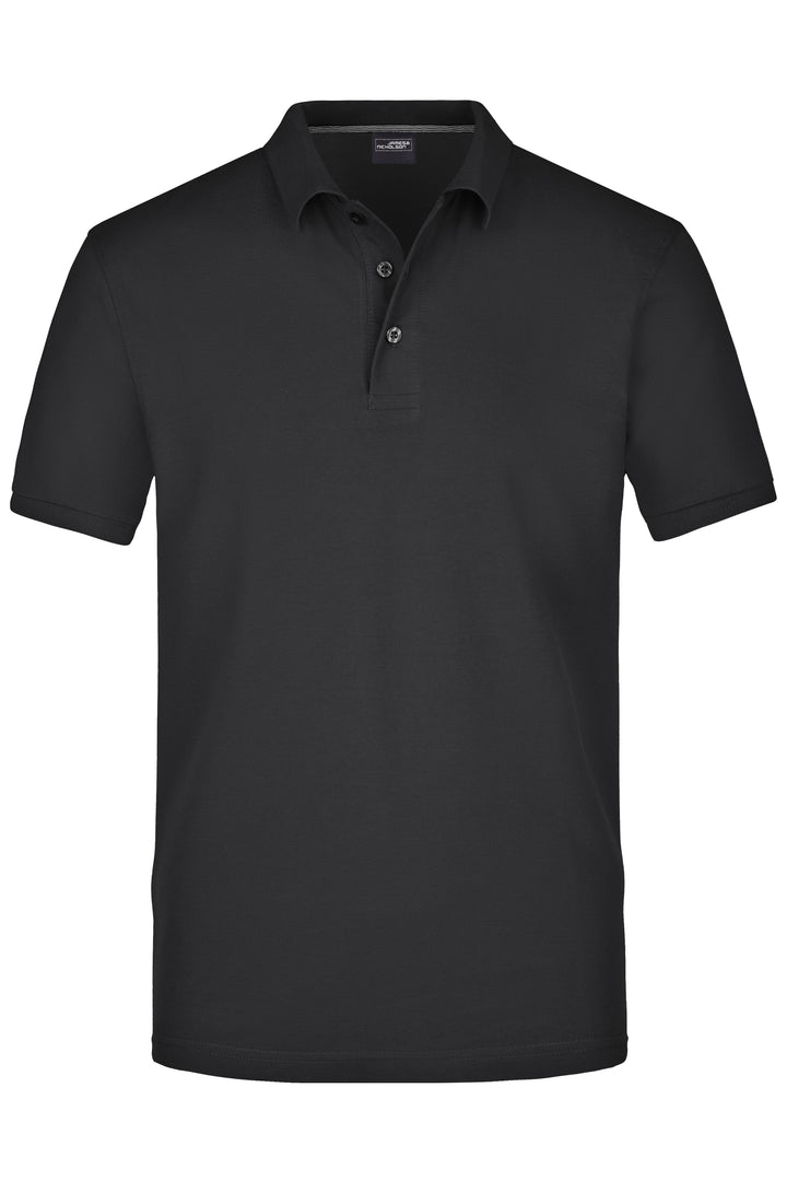 Men's Pima Polo - black