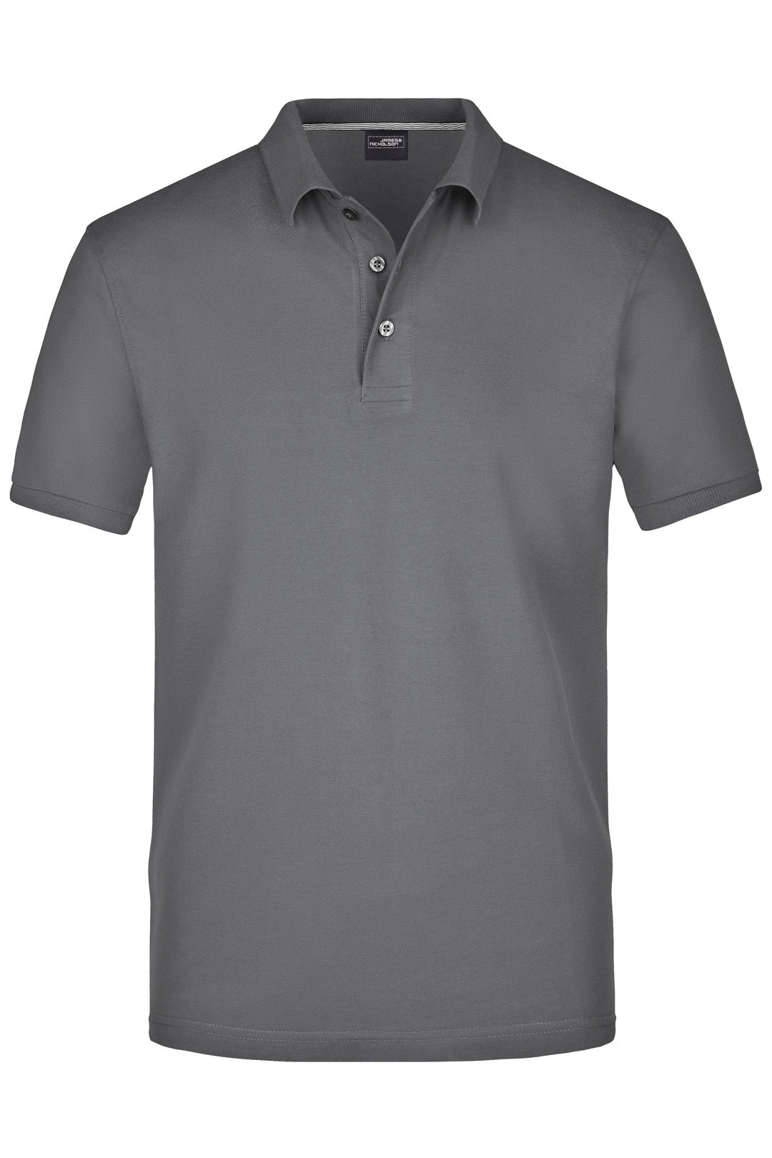 Men's Pima Polo - carbon