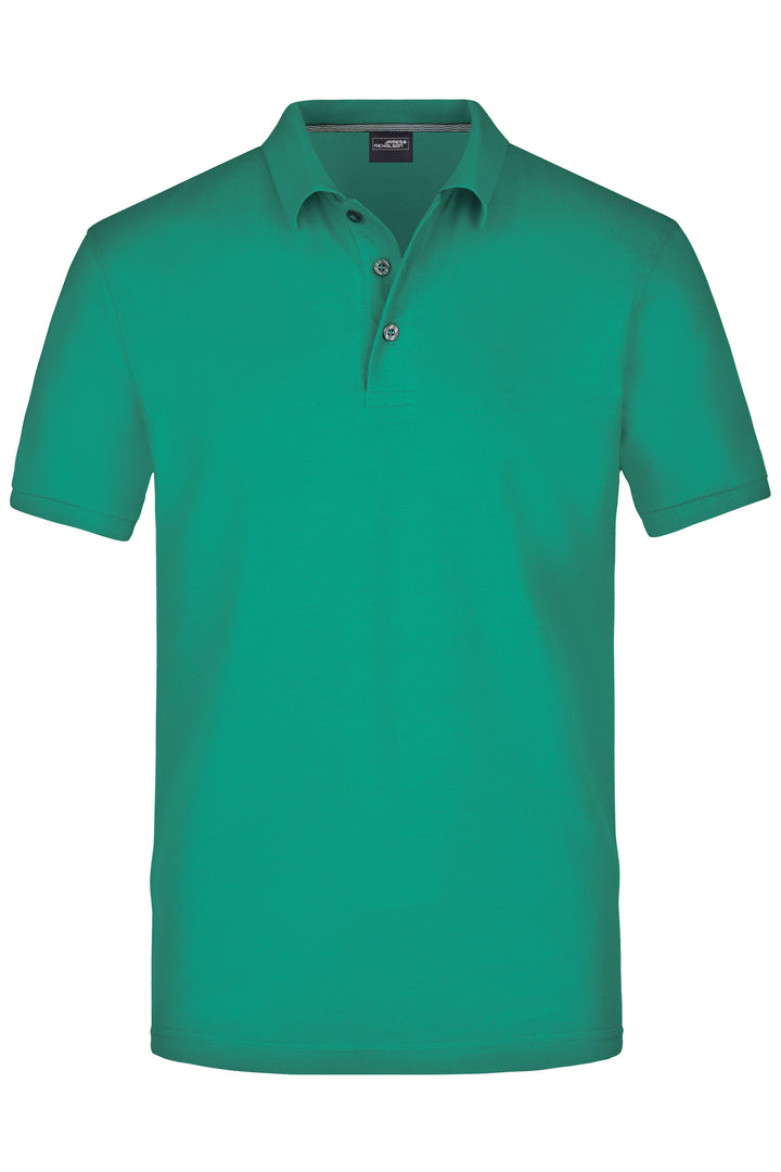 Men's Pima Polo - irish-green