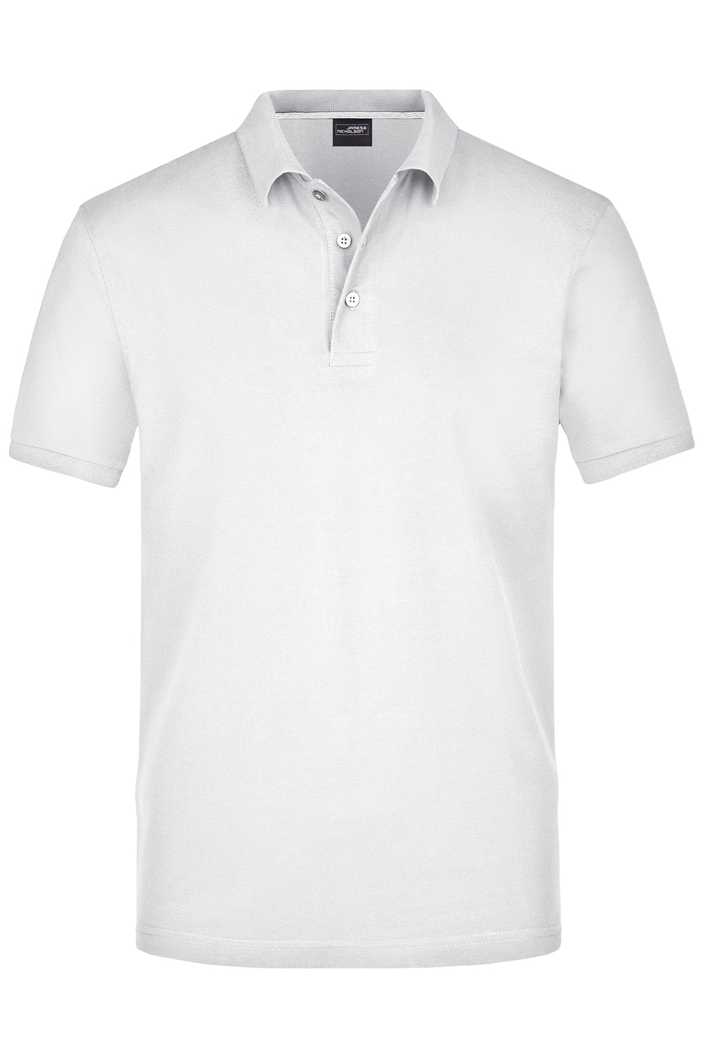 Men's Pima Polo - white