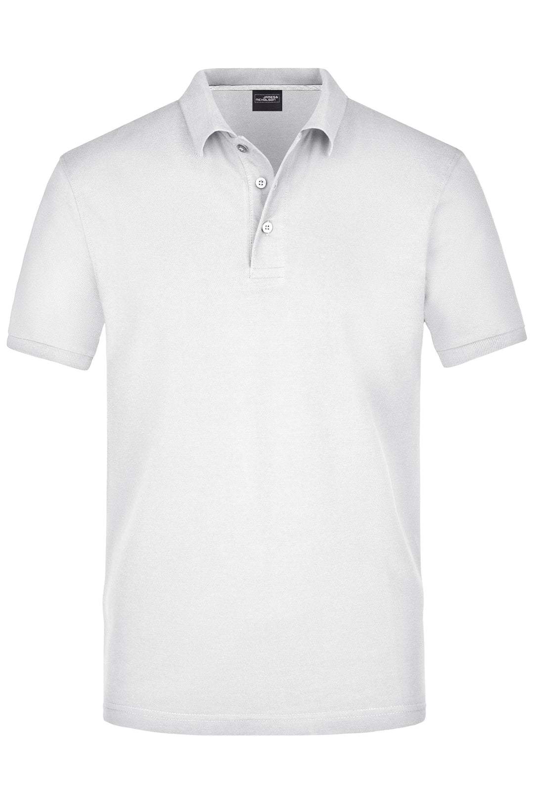 Men's Pima Polo - white