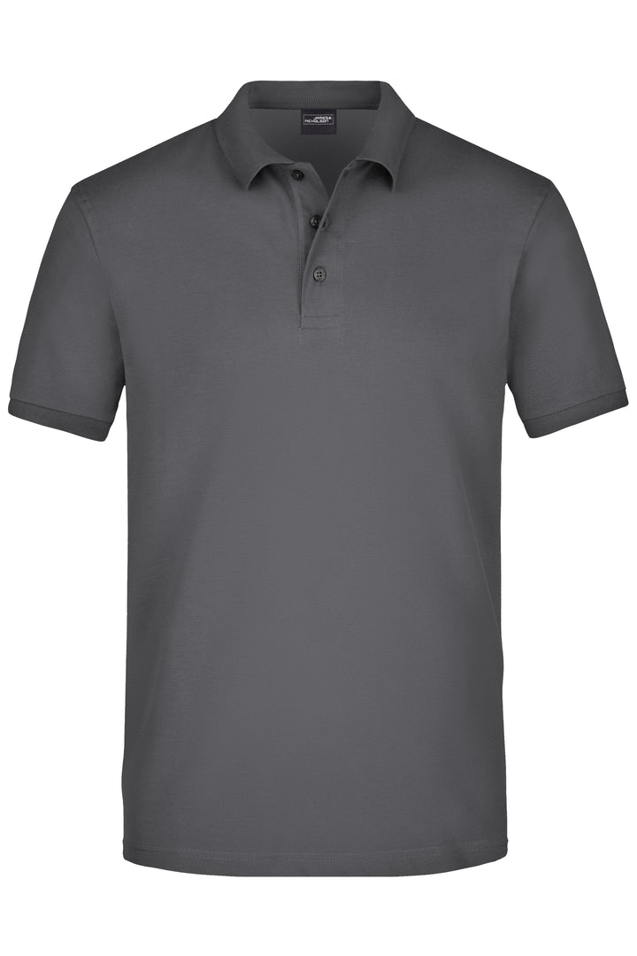 Men's Elastic Polo Piqué - graphite