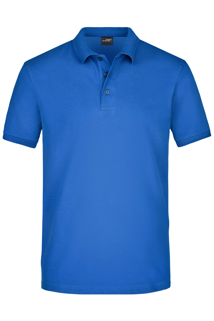 Men's Elastic Polo Piqué - royal