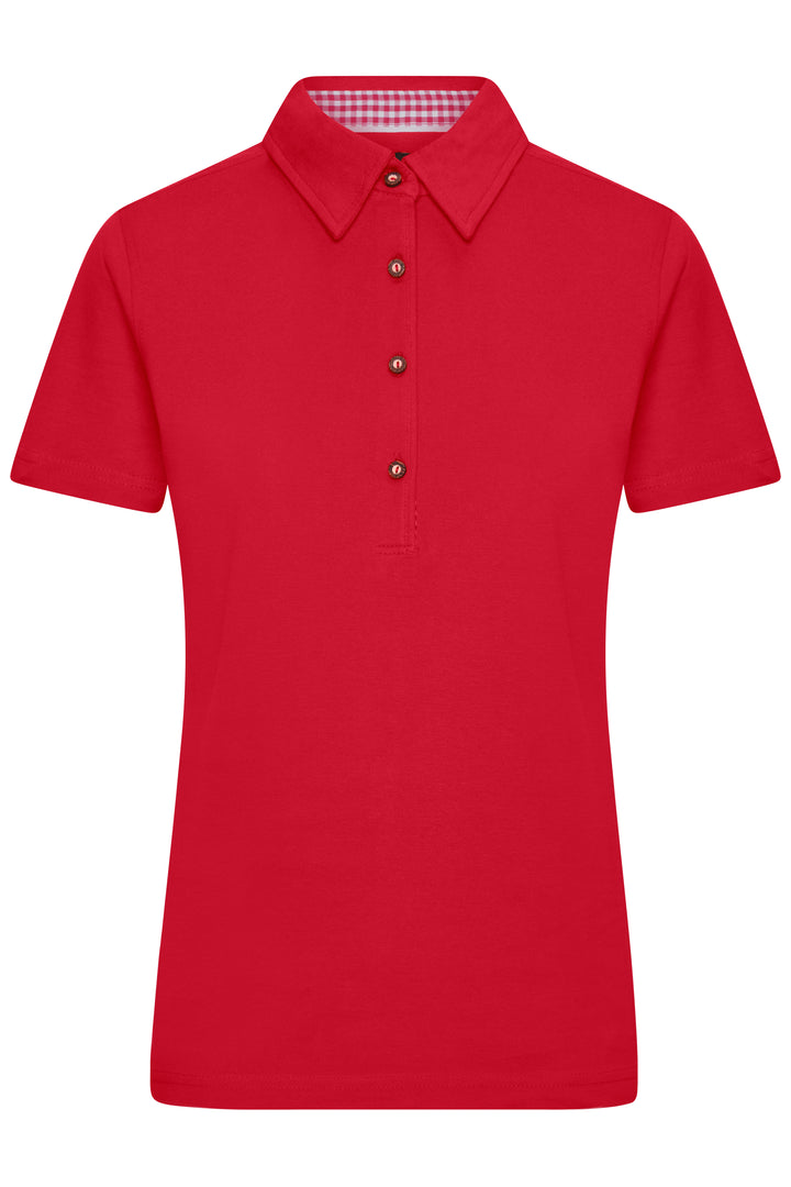 Ladies' Traditional Polo - red/red-white