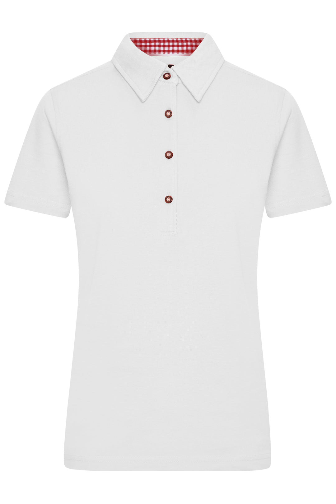 Ladies' Traditional Polo - white/red-white
