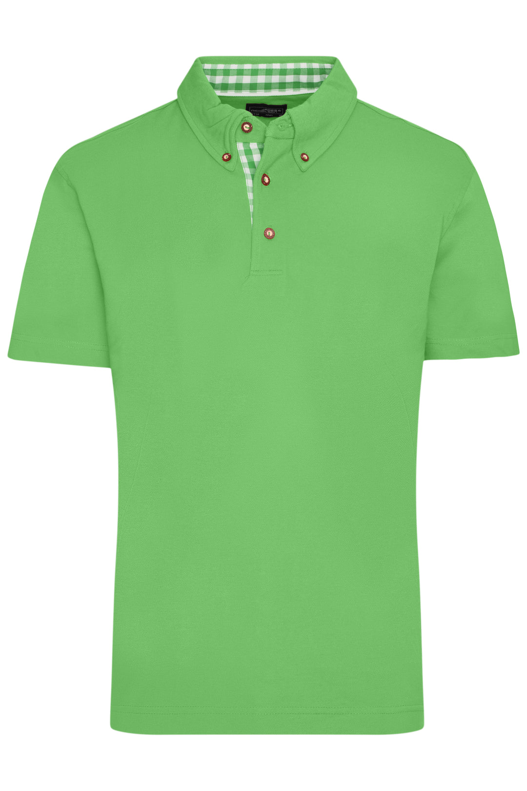 Men's Traditional Polo - lime-green/lime-green-white