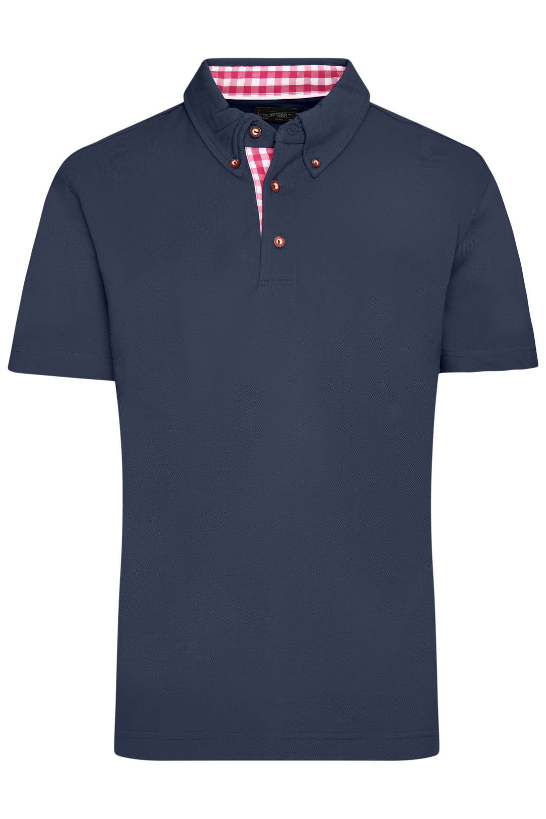 Men's Traditional Polo - navy/red-white