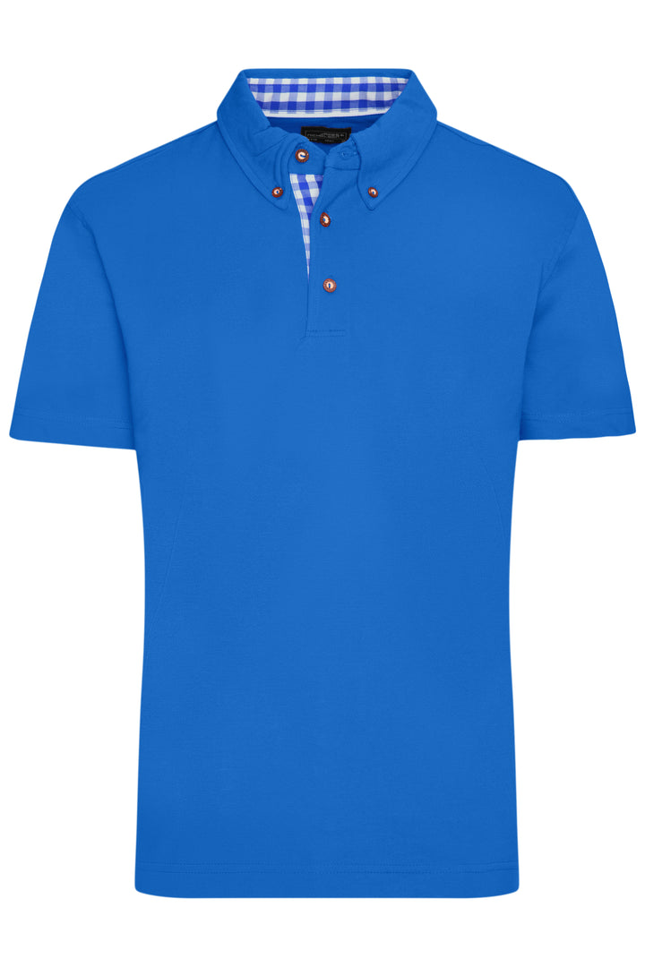 Men's Traditional Polo - royal/royal-white