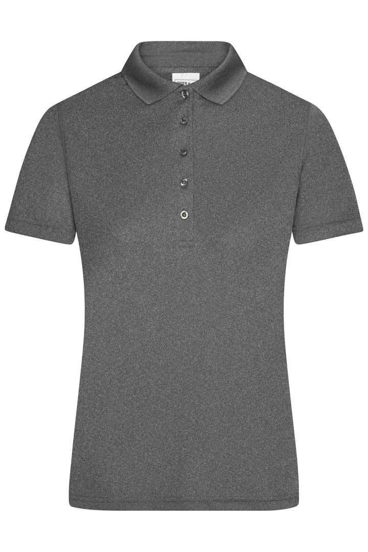 Ladies' Active Polo - dark-melange