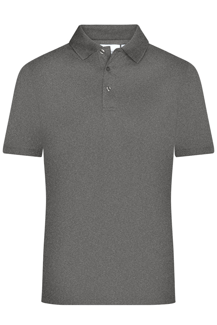 Men's Active Polo - dark-melange