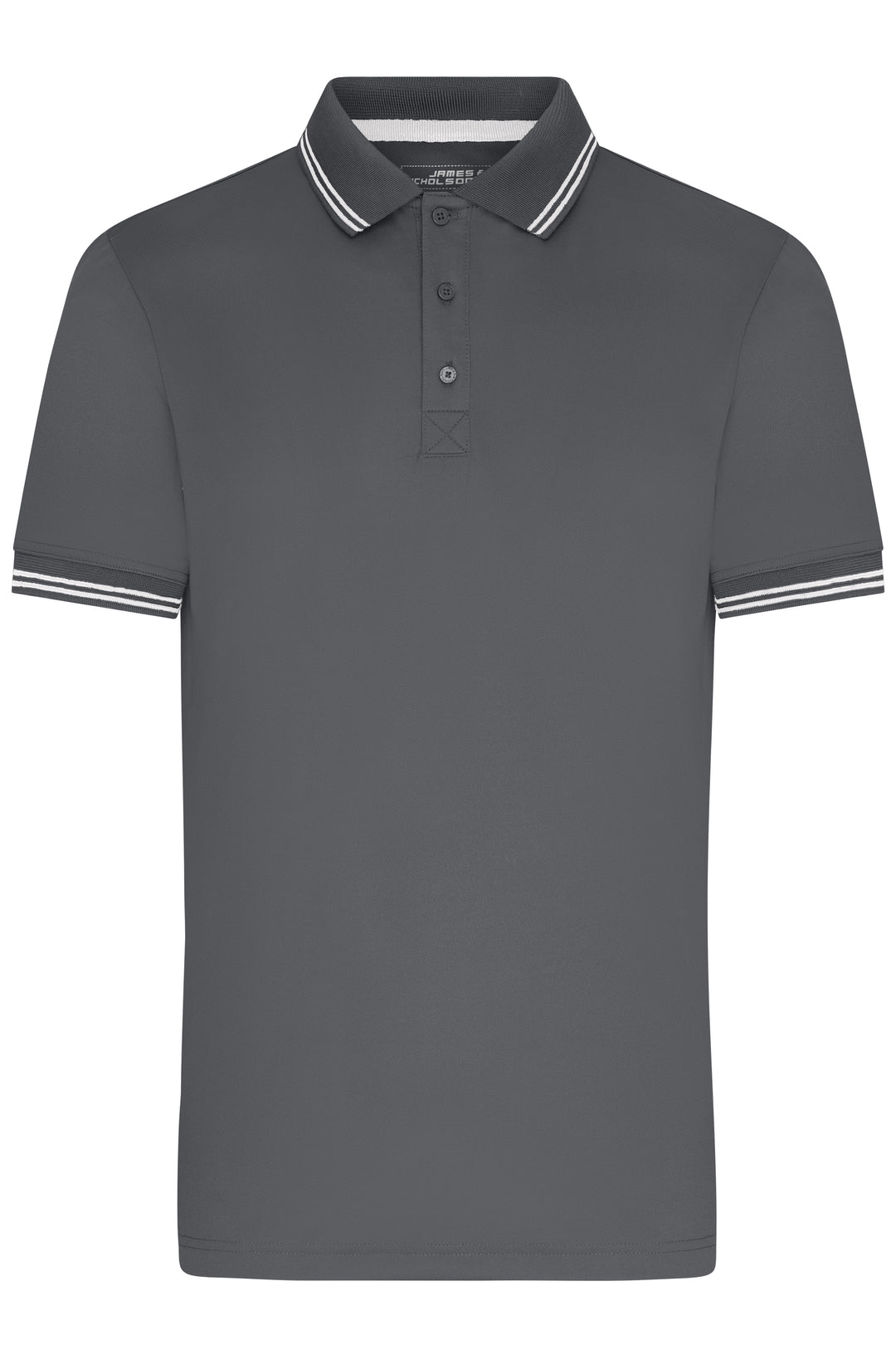 Men's Functional Polo - graphite/white