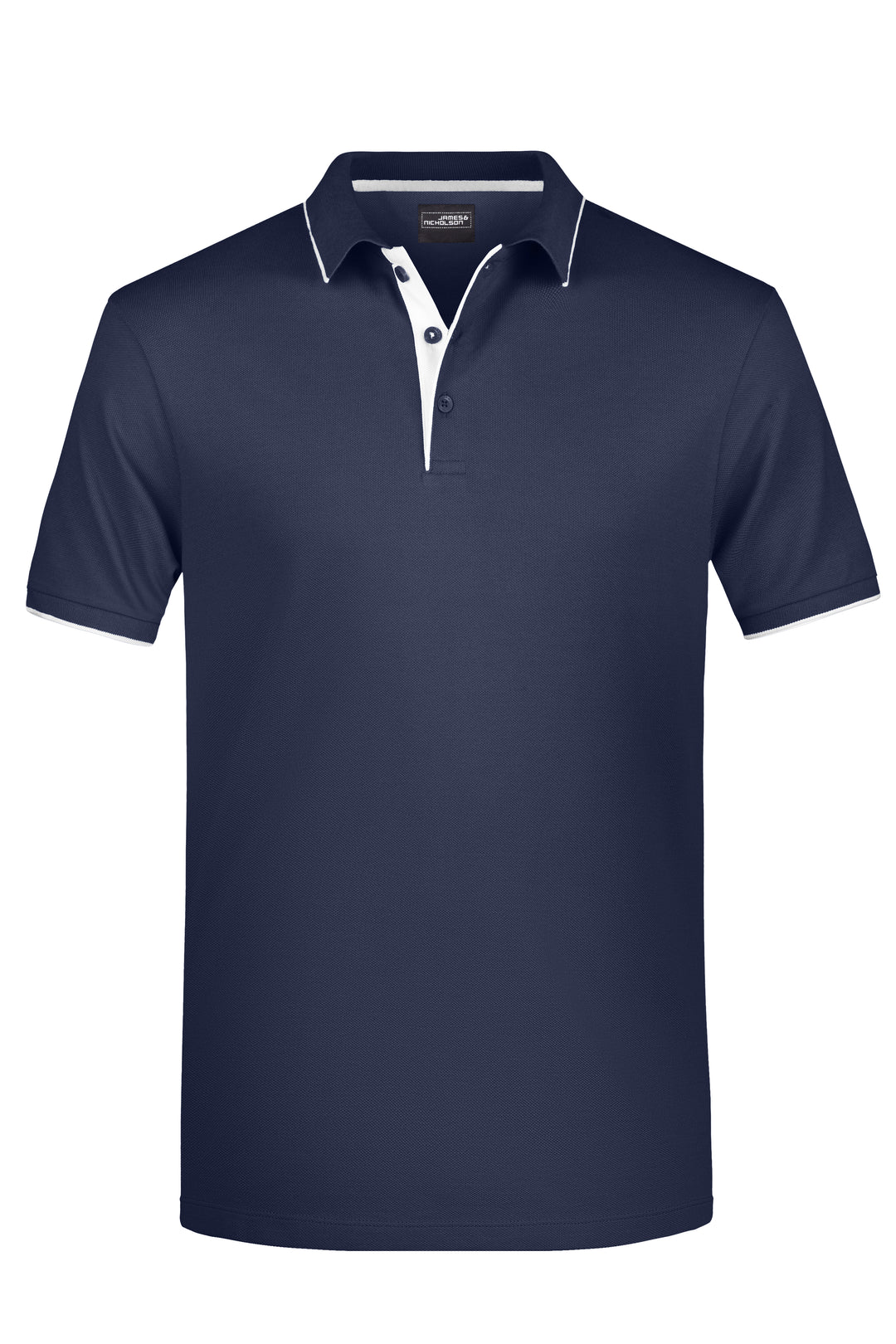 Men's Polo Stripe - navy/white