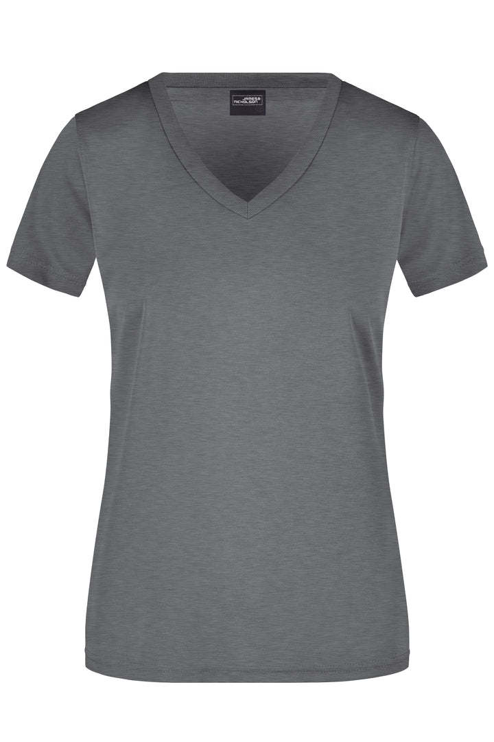 Ladies' Active-V - dark-melange