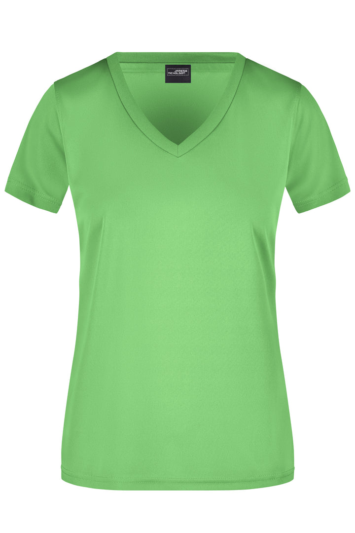 Ladies' Active-V - lime-green